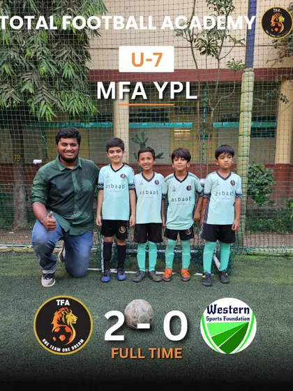 A 2-0 win for our U7 team against Western SA in the MFA YPL.