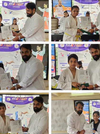 More happy faces from our belt promotion ceremony. We celebrate the individual progress of each and every student.