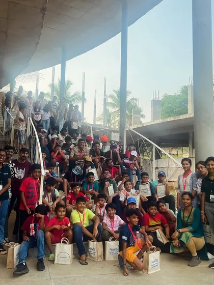 A group photo capturing the energy and excitement of our 2024 Summer Camp participants. We look forward to more such events.