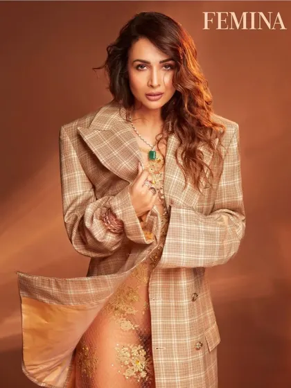 A collection of looks from the Femina cover shoot with Malaika Arora. I worked with pieces from Gucci, Dhruv Kapoor, and Helen Anthony to create a series of sophisticated, layered, and texture-rich outfits.