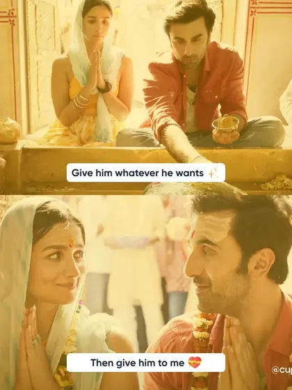 This scene from Brahmastra is pure manifestation goals. A beautiful moment of asking the universe for the one you love.