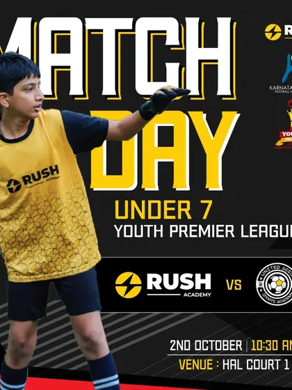 Announcing the first match of the season for our Under 7 team. It's a proud moment to see our youngest lions take the field for their debut in the Youth Premier League.