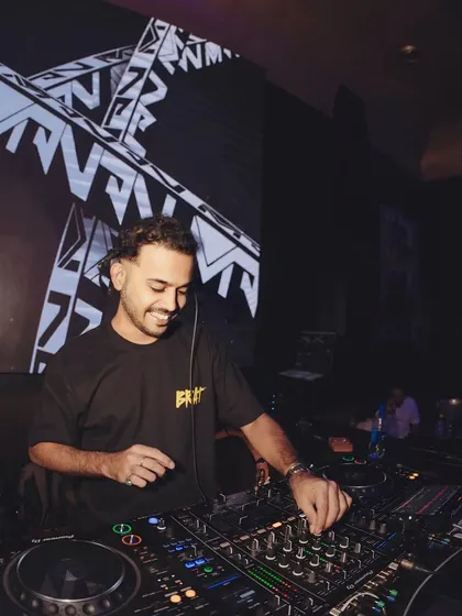 A smile breaks through while I'm in the middle of a set. When the music is good, you can't help but feel it.