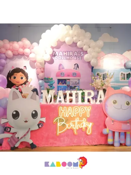 Welcome to Mahira's Dollhouse! This Gabby's Dollhouse theme is filled with pastel colors, cute cat characters, and a whole lot of charm.