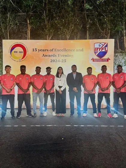 This is our team, our family. We are a dedicated group of coaches and staff committed to providing the best beginner football coaching for kids. We stand together, proud to be BYFL.
