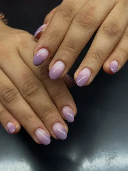 A lovely purple ombré. This shows how the gradient effect can be used with any color for a stunning result.