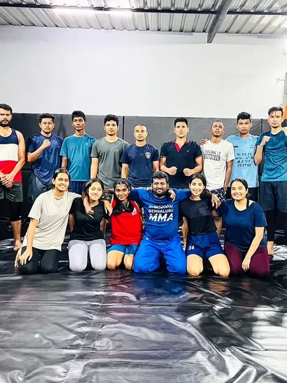 Our BJJ crew after a session. The smiles show the satisfaction of a good training day.