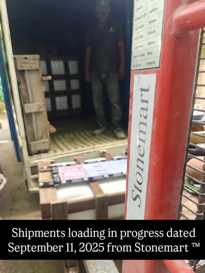 Shipments being loaded onto a truck for dispatch. I use a forklift to handle the heavy crates safely.