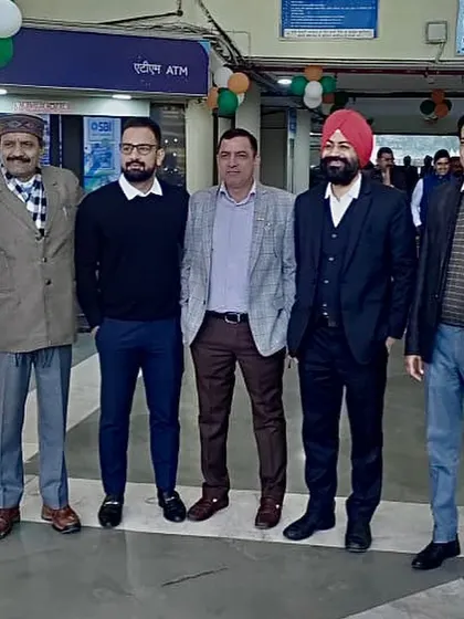 Standing with fellow advocates at the Republic Day celebrations. My workplace is my family.