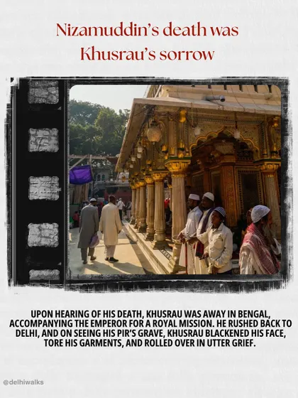 The story of Khusrau's profound grief upon hearing of his master's death is a moving part of our narrative, highlighting the depth of his devotion.