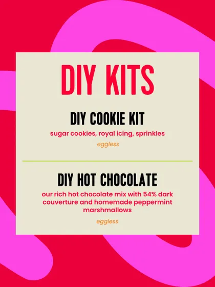 Here are the details for my DIY Kits. Both the cookie kit and the hot chocolate mix are eggless and made with quality ingredients like 54% dark couverture chocolate.