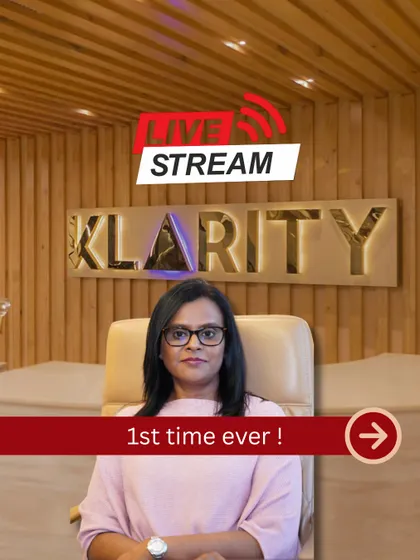 Announcing my first-ever live stream. It was an exciting moment to be able to connect with so many of you in real-time and provide clarity on your skincare concerns.