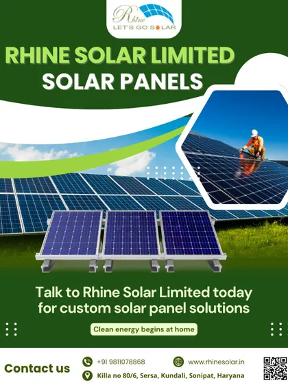 This poster invites you to talk to us for custom solar panel solutions. Clean energy begins at home, and my team is here to provide expert consultation to design a system that fits your needs perfectly.