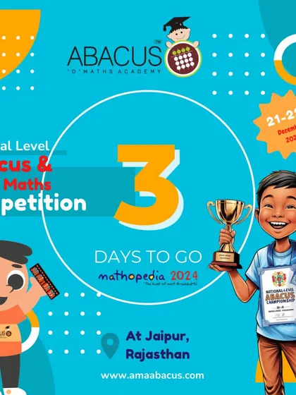 3 days to go! The excitement for Mathopedia 2024 is building.