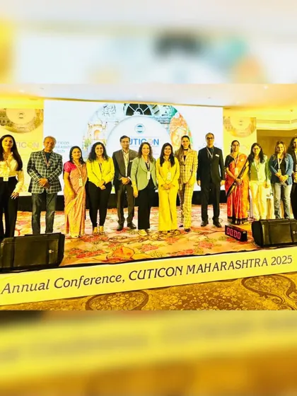 The organizing committee and speakers on stage at Cuticon 2025. It was an honor to be part of such a well-organized and impactful event.