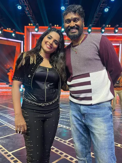 A picture with the talented Anagha. She was a joy to choreograph for the awards show.