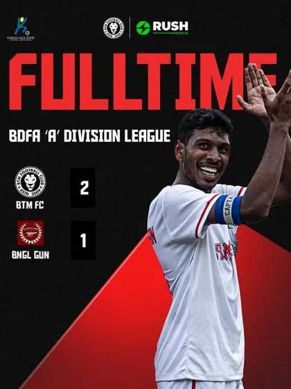 An exciting 2-1 win against Bangalore Gunners. After they equalized immediately, we found a winner through great combination play.