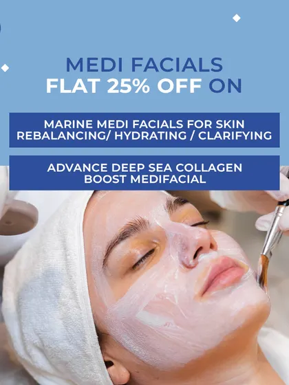 We offer a variety of MediFacials, including Marine MediFacials for skin rebalancing and the Advanced Deep Sea Collagen Boost MediFacial, to cater to your specific skincare needs.