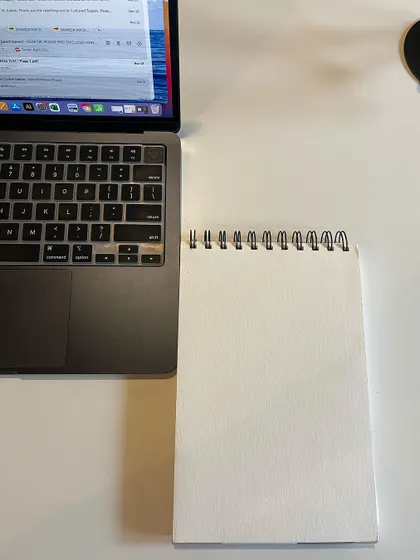 The back of the 'To Do List' pad is a plain, sturdy cover, perfect for leaning on while you write.