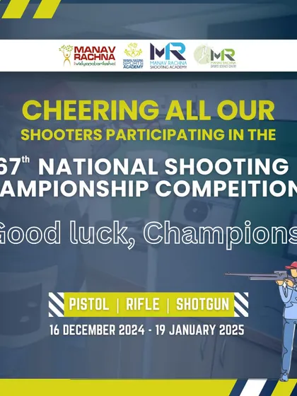 Cheering on all our shooters participating in the 67th National Shooting Championship. We wish them the best of luck as they aim for glory on the national stage.