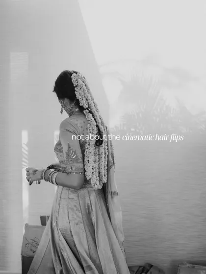 It's not about the cinematic hair flips, but the effortless grace of a bride feeling comfortable in her own skin.