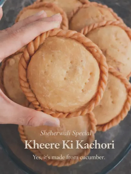 Introducing our unique Sheherwali special, the Kheere Ki Kachori. Made from cucumber, it has a gentle, beautifully balanced flavour that is light, subtle, and unforgettable.