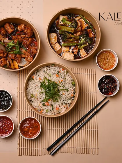 Let the festivities begin. A party spread like this, with a mix of vegetarian and non-vegetarian dishes, is the perfect way to celebrate any occasion.