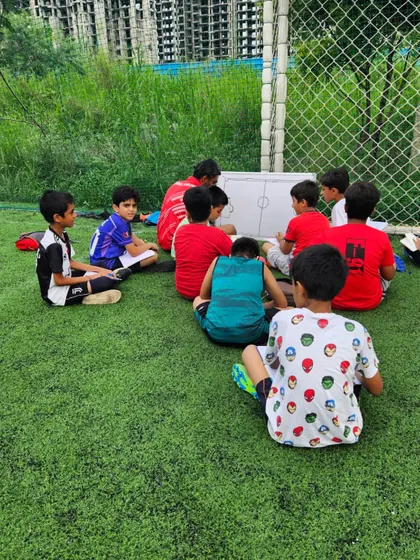 A closer look at our tactical session, where players learn about positioning and game strategy. There is no substitute for experience.