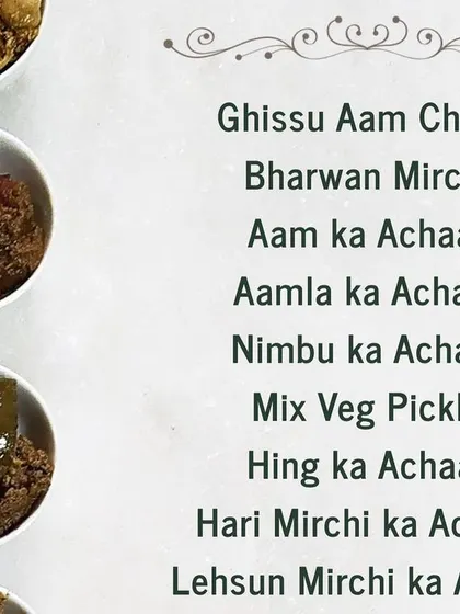 A list of my nine signature pickle varieties. I'm always so proud to see them all listed together. Which one is your favourite?