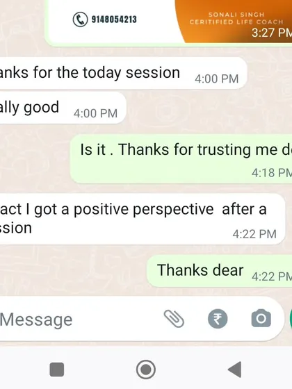 "I got a positive perspective after a session." This is the goal of my coaching. It's not about changing your life overnight, but about shifting your perspective so you can begin to see new possibilities and feel a renewed sense of hope.