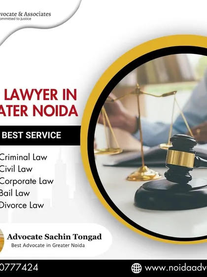 As the best lawyer in Greater Noida, I offer top services in criminal law, civil law, corporate law, bail law, and divorce law, ensuring expert representation for various legal needs.