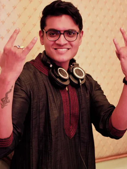 Dressed for a traditional event, ready to bring the beats. I respect the culture of every celebration and enjoy being a part of the festivities.