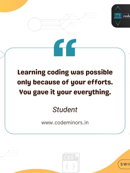 A heartfelt message from one of our students. Our greatest reward is knowing that our efforts make it possible for learners to achieve their goals and master coding.