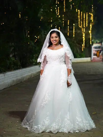 For my Christian brides, I love creating elegant and timeless looks. This bride looks absolutely radiant in her white gown, with a soft updo and a classic veil.