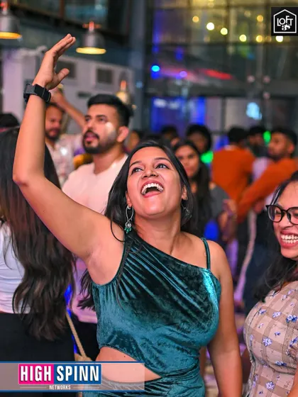 Hands in the air at Loft38. The energy during Bollywood Mantra nights is always through the roof, and this picture is proof.