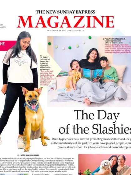 A look at the article in The New Sunday Express Magazine about my career change and the passion that drives me.