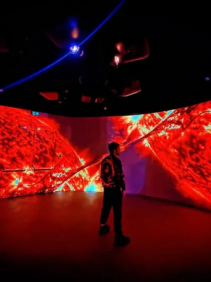 The year 2024 will mark 25 years of me being on the decks. This shot, surrounded by immersive visuals, represents that journey.