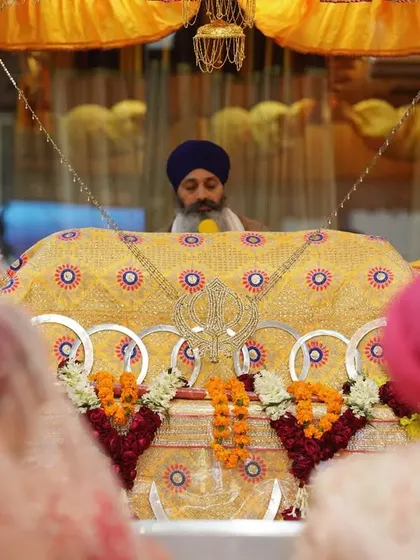 'Ek Jot Doye Murti', two bodies with one soul. This is the heart of a Sikh Anand Karaj ceremony. I capture these sacred moments with the quiet reverence they deserve, focusing on the spiritual union.