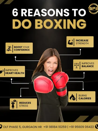 Here are six powerful reasons to start boxing today. It improves heart health, reduces stress, burns calories, improves balance, increases strength, and boosts your confidence, making it the ultimate workout.