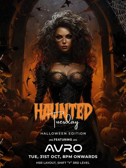 Haunted Tuesday, a Halloween edition party at Shift Lounge. I bring the spooky beats to get everyone in the spirit.