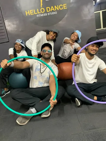 Another playful shot with the crew. This is the fun-loving spirit of our studio.