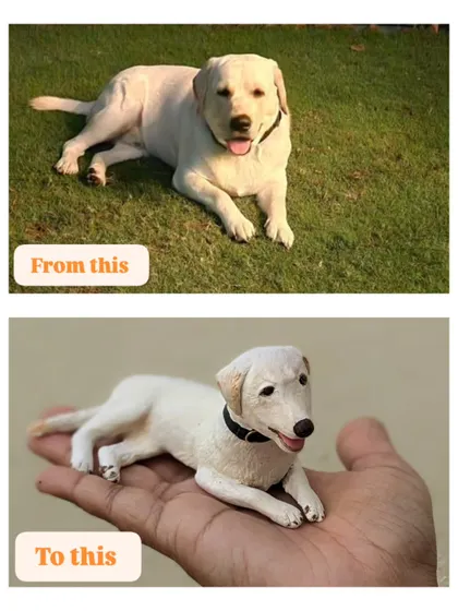 From a photo to a forever friend. I love capturing the soul of your beloved pets in clay. Seeing a simple photo and bringing that personality to life in a miniature sculpture is one of the most rewarding parts of what I do.