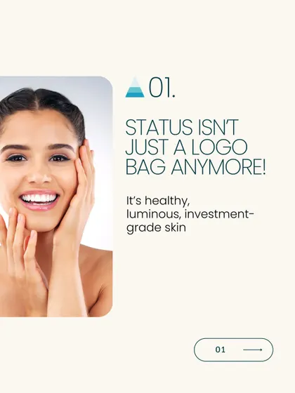 Status is no longer just a logo on a bag. It's healthy, luminous, investment-grade skin. That is the philosophy we practice at my clinic.