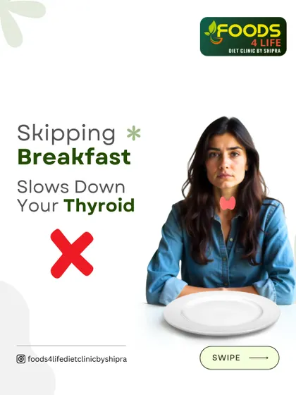 Did you know that skipping breakfast can slow down your thyroid? It's a common mistake that many people with thyroid issues make.