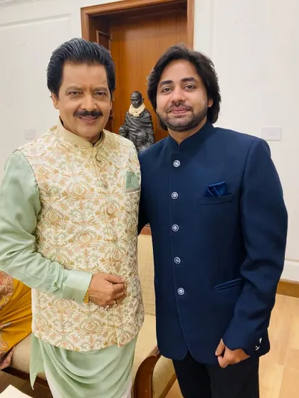 It was an honor to perform with the legendary Udit Narayan Ji for an event attended by the Prime Minister of India. This photo was taken just before our performance at Gandhi Smriti Bhavan in New Delhi.
