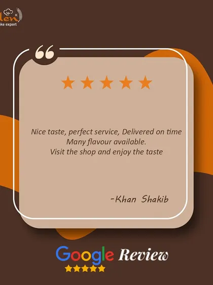 Nice taste, perfect service, Delivered on time." We are happy you enjoyed our many available flavors.