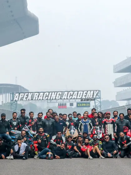 A collection of group photos from our Season 12 event at Buddh International Circuit, capturing the community spirit at India's ultimate race track.