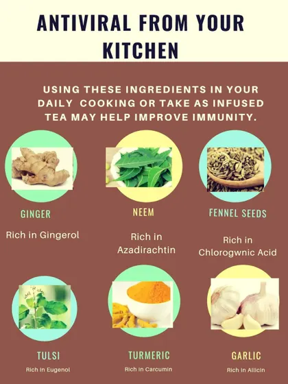 Your kitchen holds powerful antiviral ingredients that can boost your immunity. This guide shows how incorporating ginger, tulsi, turmeric, and garlic into your daily cooking can help you stay healthy.