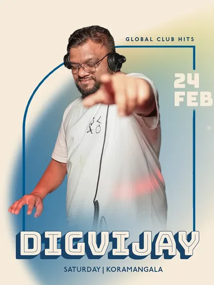 The flyer for my Saturday gig at Biergarten, Koramangala, where I'll be spinning global club hits.