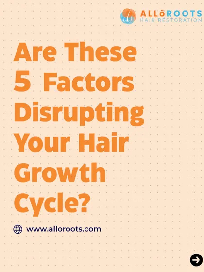Your hair grows in a cycle. This graphic introduces five common factors that can disrupt this cycle, pushing hair from the growth phase into the shedding phase prematurely, leading to noticeable thinning.